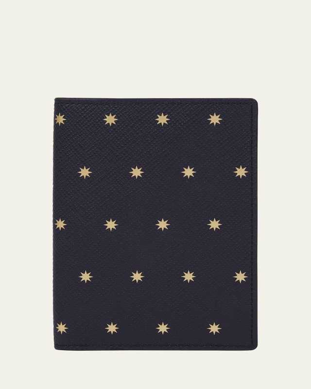 Navy Stars Passport Cover